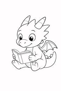 Luigi and forest animals – coloring page preview